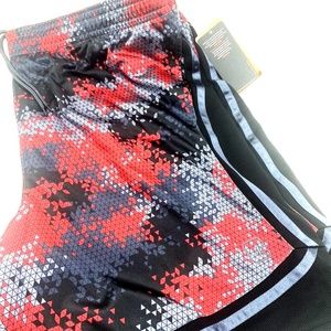 Men's Shorts Bottoms Size 3XL 48/50 And1 Red Black Pockets Drawstring Summer